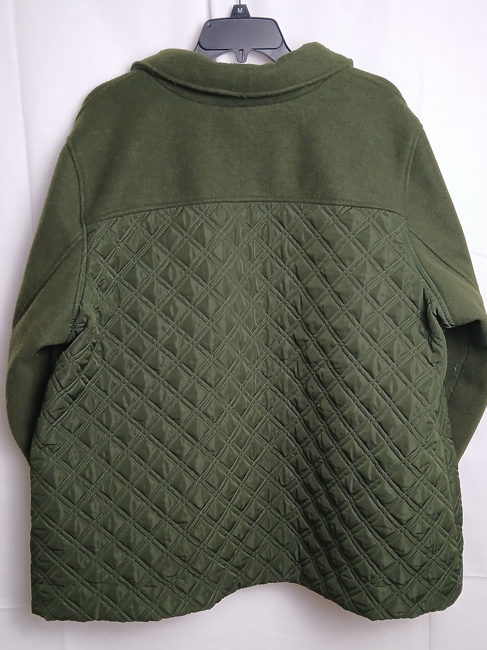 Isaac Mizrahi Live! Estate Quilted Jacket with Lining for Women Green - 2XL - Picture 8 of 8